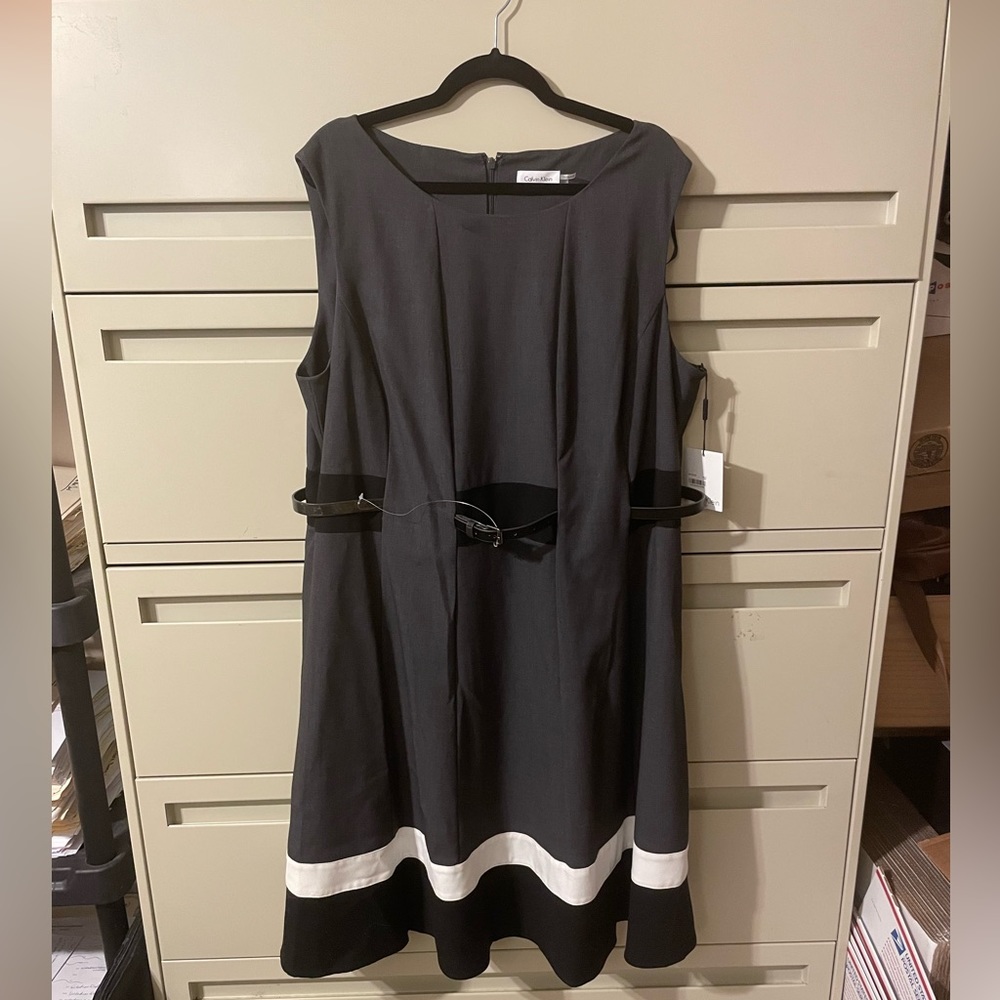 NWT Calvin Klein A Line Dress Size 20W